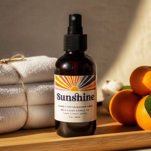 Sonnenschein – Leinen + Raumspray für den Großhandel von Bold Space Candle Co.