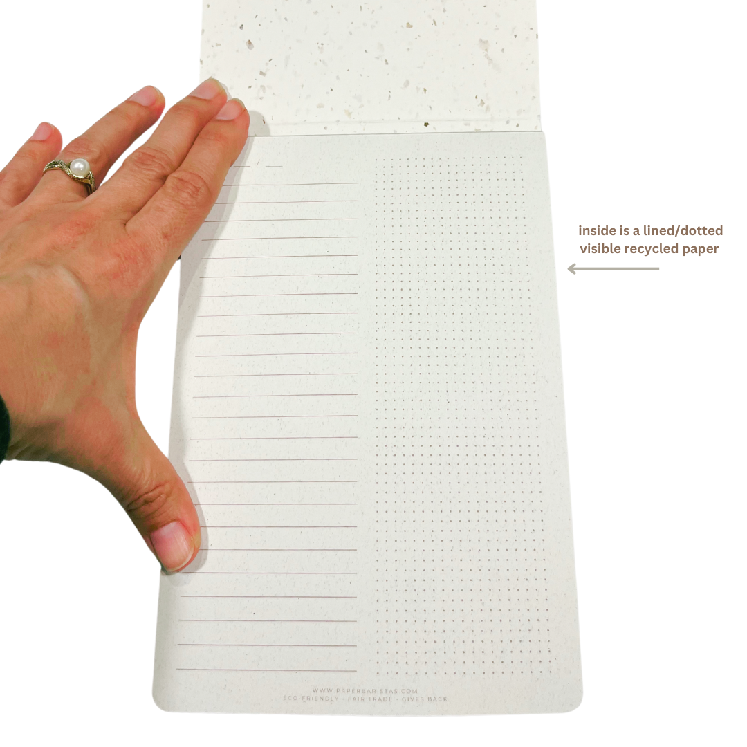 Paper Baristas – Engroshandel Notesbog – Journalblok med genbrugt kaffegrums og papir7