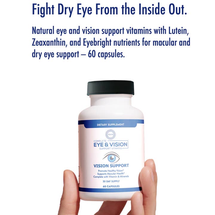 RAIN - Wholesale Oral Supplement/Vitamin - Rainâ„¢ Natural Eye & Vision Vitamins (60 Capsules)