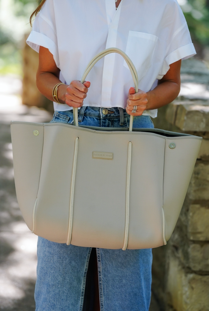 Parker & Hyde - Wholesale Tote Bag - Unisex - The Parker Tote - Greige3