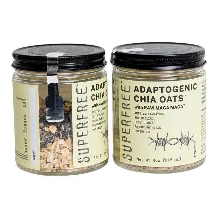 SUPERFREE - Wholesale Oats - SINGLE SERVE ADAPTOGENIC CHIA OATS ™️4