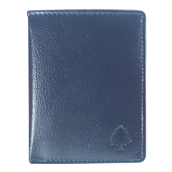 Kiru Wallet Men Small Leather Vertical Format 8x10.5 cm RFID for wholesale by Greenwood