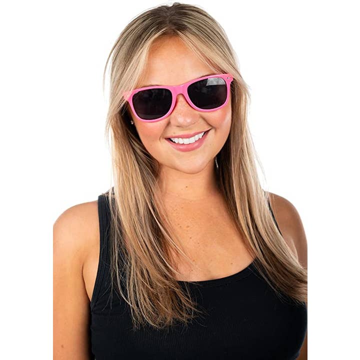 Funky Junque – wholesale Sunglasses – Women's – Bachelorette Sunglasses - Bride Tribe (hot pink)