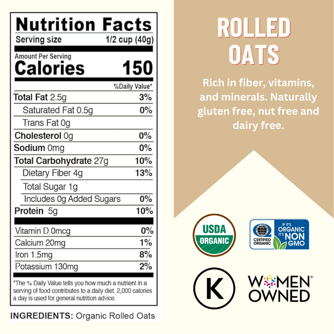Mountain High Organics - Vendita all'ingrosso Avena - Avena Arrotolata Biologica Certificata - Secchio da 23 libbre1
