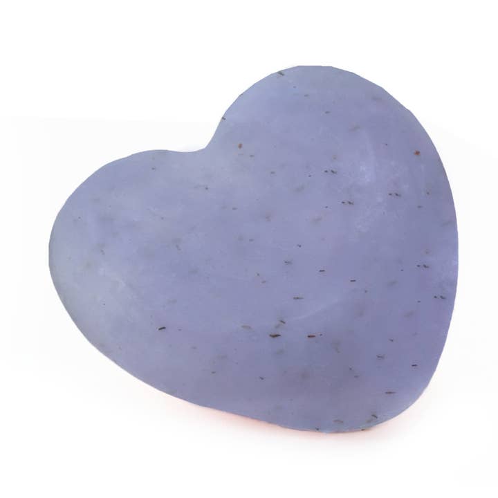 Sabonete em formato de coração com lavanda e flores de urze por atacado de MAITRE SAVONITTO