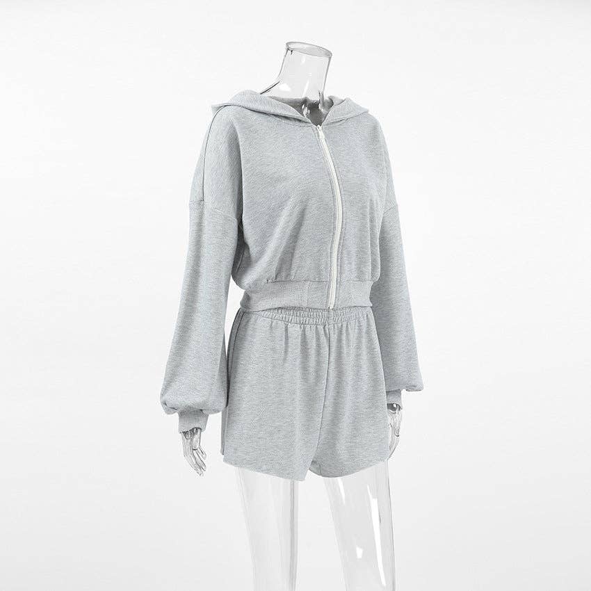 Marayn - Vendita all'ingrosso Completo loungewear - Donna - Completo da salotto autunnale da donna europeo con cappuccio sportivo chic5