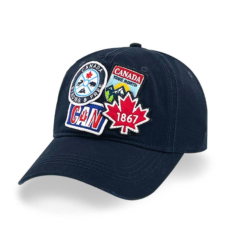 Northern Icons Canada – Großhandel Basecap – Unisex – Kanada Gemischte Stickabzeichen Kappe1