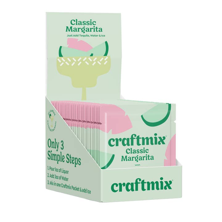 Craftmix – Mistura de coquetel/xarope por atacado – Misturador Clássico Margarita Cocktail /Mocktail - 24ct Caddy8