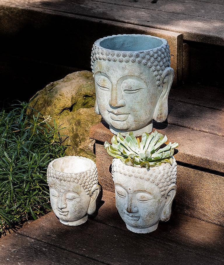 Abbott - Wholesale Plant Pot - Buddha Head Planter4