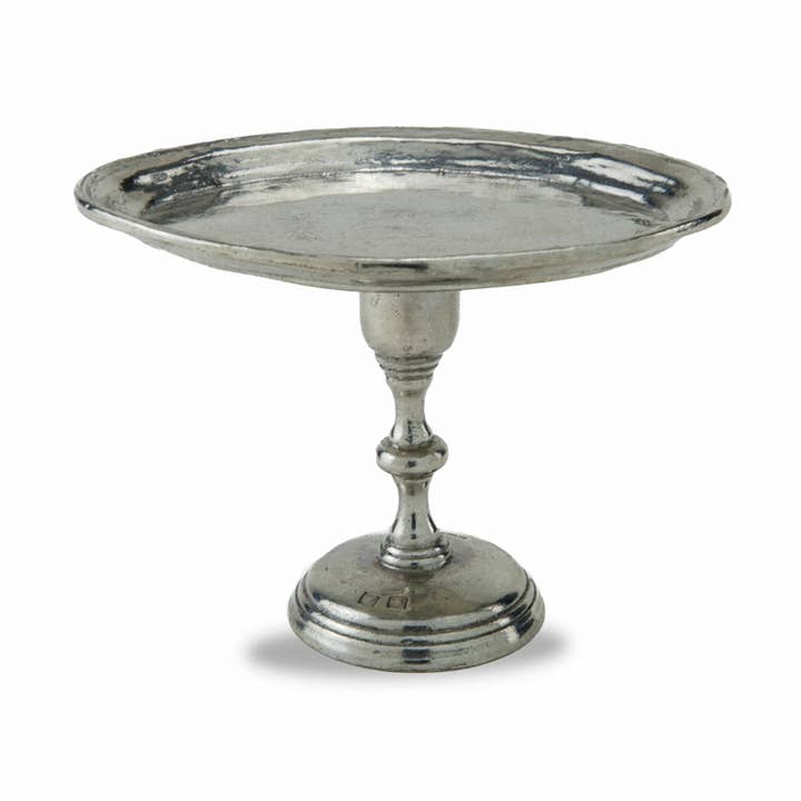 Plato pequeño con pedestal ovalado vintage para venta al por mayor de Arte Italica & Crown Linen Designs