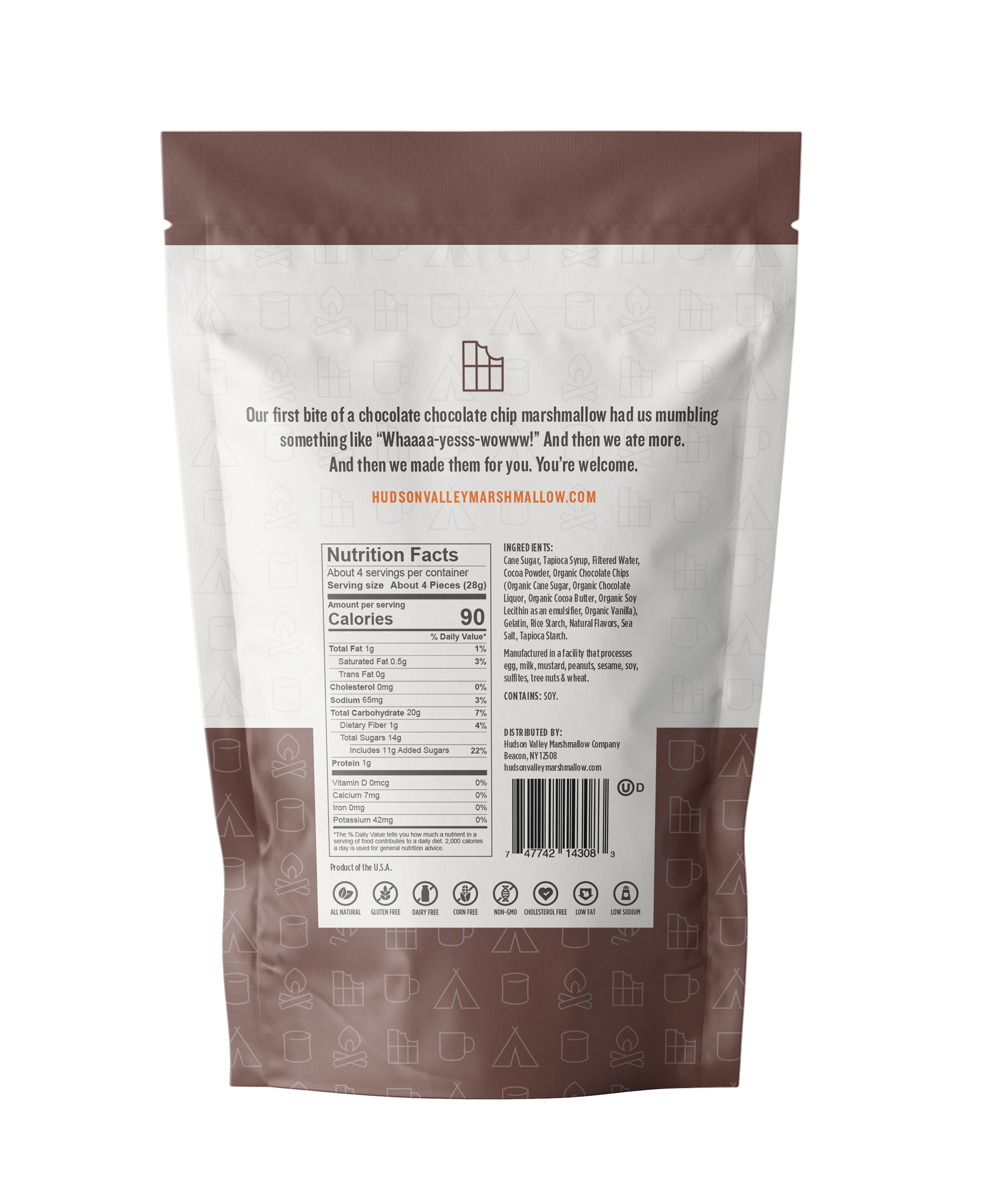 Hudson Valley Marshmallow Company - Wholesale Marshmallow - Chocolate Chocolate Chip Marshmallows1