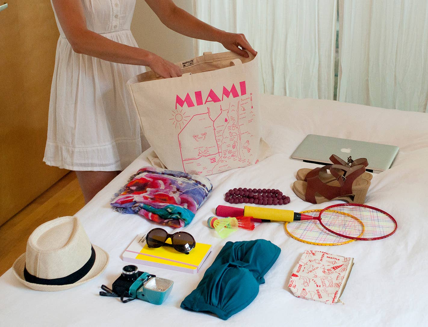 Maptote - Wholesale Tote Bag - Women's - Miami Beach Tote2