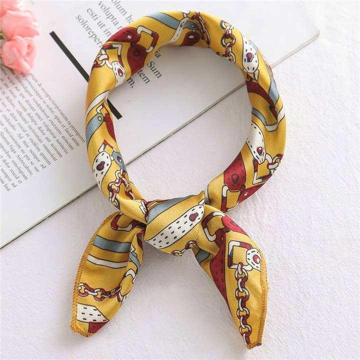 Basis Fancy - Wholesale Scarf - Women's - Fashion Print Silk Scarf4