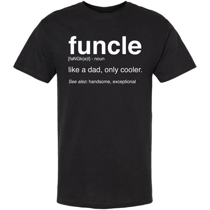 Funcle T-Shirt for wholesale by Jailbird Designs
