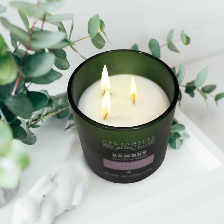Prestige Beauty Boutique - Wholesale Jar/Filled Candle - Pecksniffs Remedy Grateful Scented Candle | 3 Wicks, 550g/19.4oz