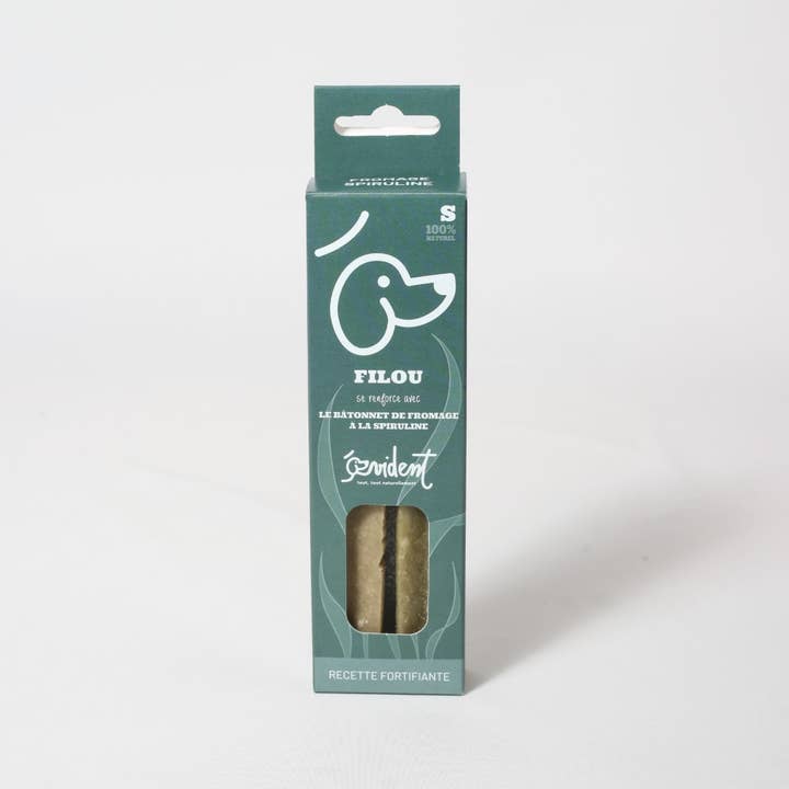 Evident - Vente Os à mâcher – chien - FILOU - Bâtonnet(s) de fromage à mâcher à la spiruline
