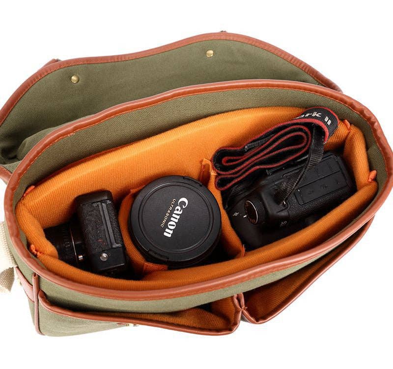 RockCow Leather Studio - Wholesale Backpack - Unisex - ROCKCOW Photographic Hunter Camera Bag Canvas Camera Bag DSLR Camera Bag 1194