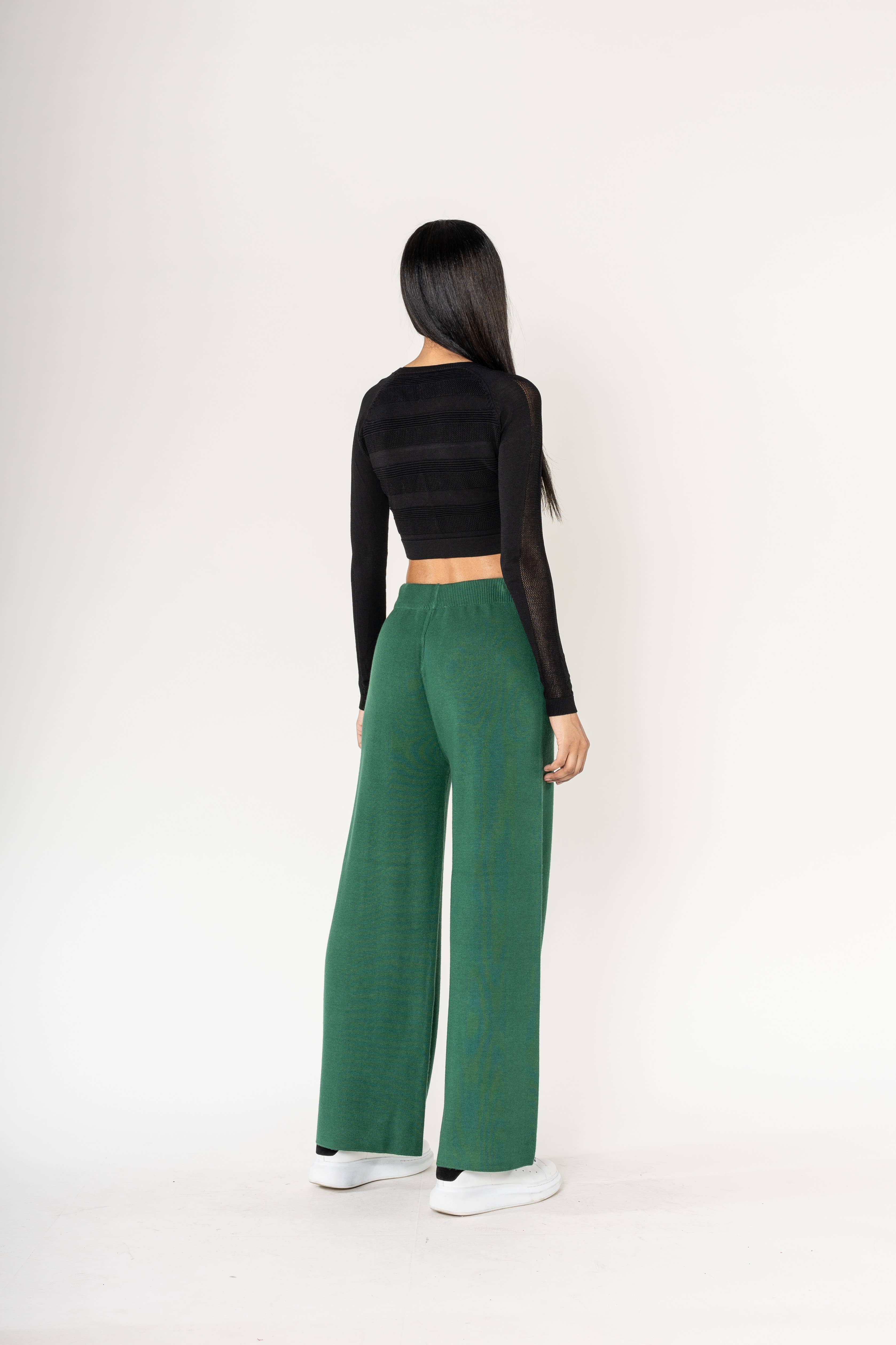 Nina Carter – Engroshandel Bukser - Dame – F025 Flared Cocooning Comfort-strikbukser32