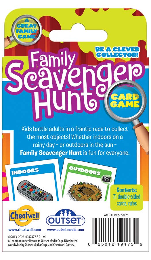 Outset Games and Cobble Hill Puzzles - Wholesale Card Game - Family Scavenger Hunt Card Game2