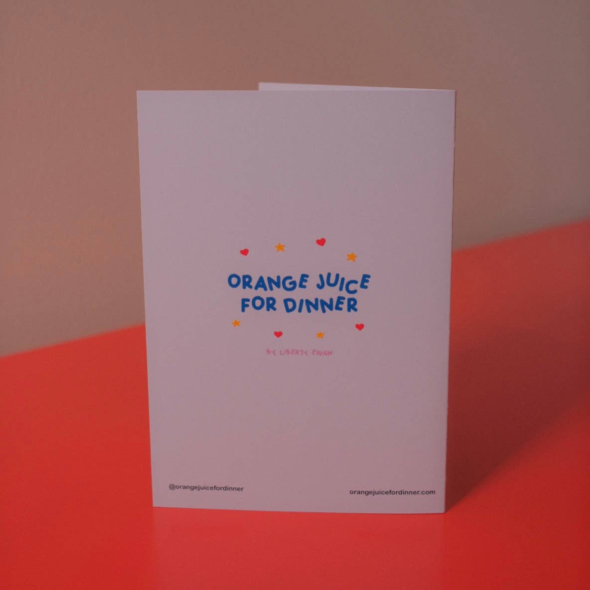 Orange Juice For Dinner – wholesale Everyday greeting card – Nervous Stressed But Doing My Best Card1