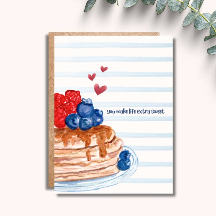 Sweet Stack of Pancakes for wholesale by Amy Rae Maker