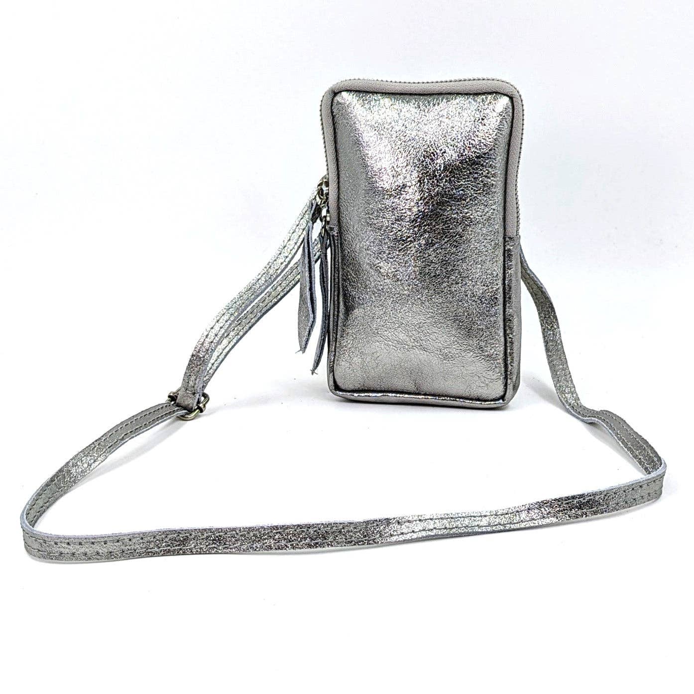 Tempest Designs – wholesale Crossbody bag – Women's – Essential metallic leather cross body phone bag/purse16