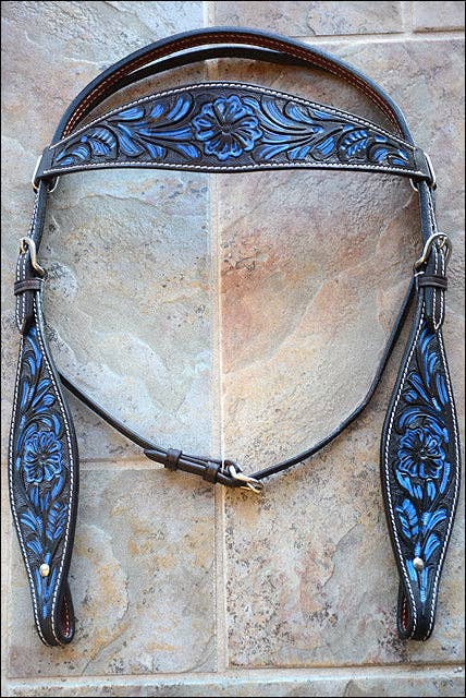 HILASON - Wholesale Horseback Riding Gear - HILASON Western Horse Headstall Breast Collar Set Tack Genuine American Leather | For Horses Headstalls67