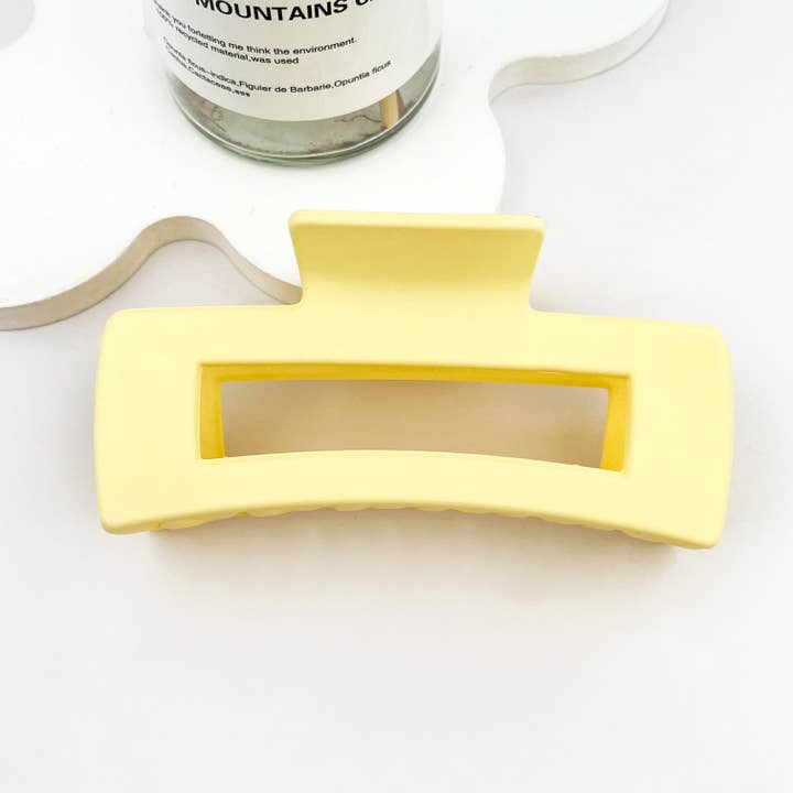 mildstyles – wholesale Hair clip – Women’s – 🪞10.5cm Matte Geometric Hollow Claw Clip – Minimalist Rec7