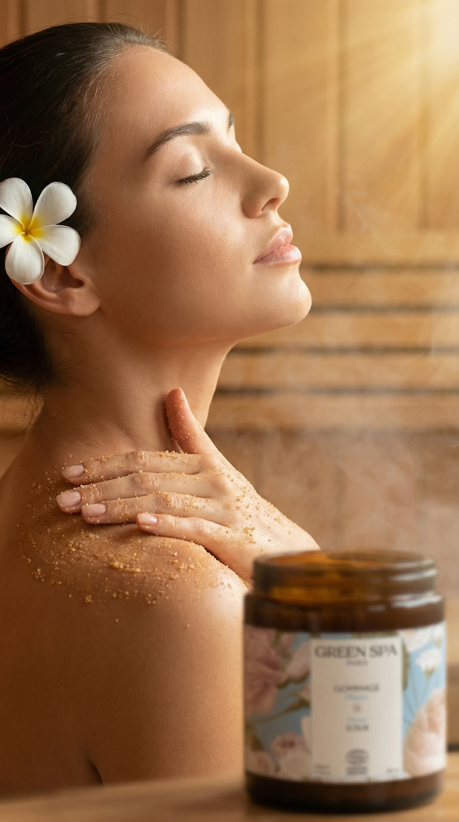 Green Spa - Wholesale Body Scrub/Exfoliant - Monoi scrub*6