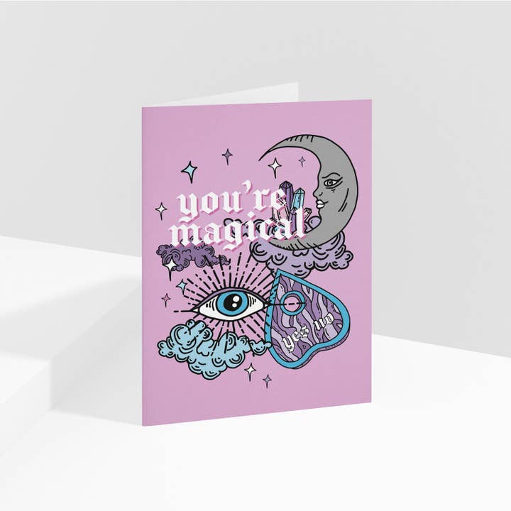 Talk and Tell – wholesale Everyday greeting card – You're Magical Witchy Card1