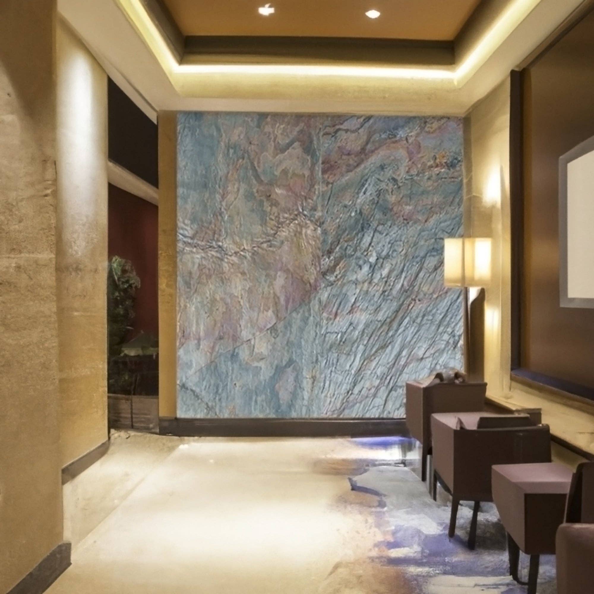 Stoneflex - Wholesale Wall Accent - Burning Forest - Real Stone Veneer Sheets [Pack of 3]1