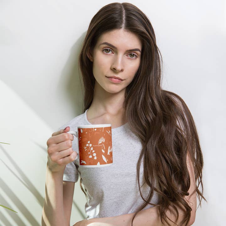Enveloped - Wholesale Coffee mug - Mug Bright Brown Plain1