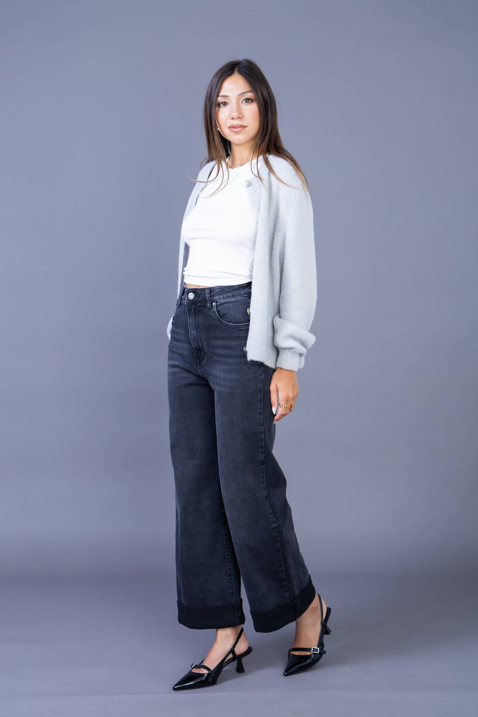 ANA & LUCY - Wholesale Jeans - Women's - Women's straight relaxed jeans "Émilie" - ANA & LUCY2
