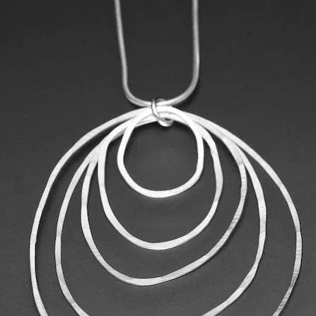 Oval Nest Necklace for wholesale by little cat metals