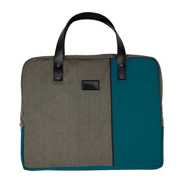 ANDY SOLFERINO BLUE COMPUTER BAG for wholesale by Artiga