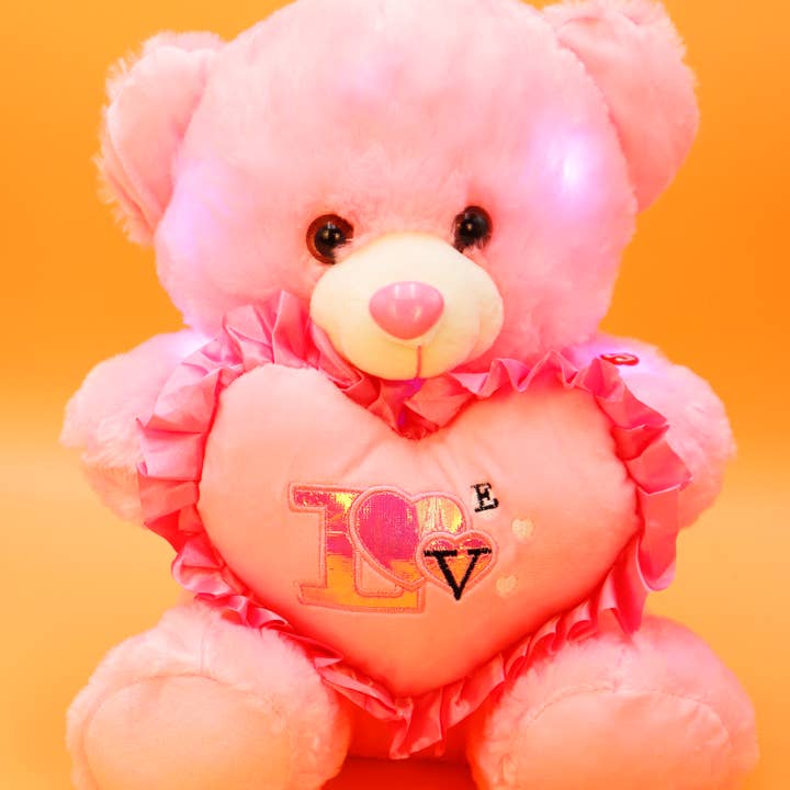 Cap Zone – wholesale Stuffed/plush toy – Kids & baby – Teddy Bear Music Light-Up Stuffed Toy - 12 Inch10