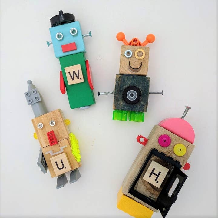 Make Kit – Engroshandel DIY-hobbysæt – Børn – DIY Craft Kit - Lav din egen robotfamilie