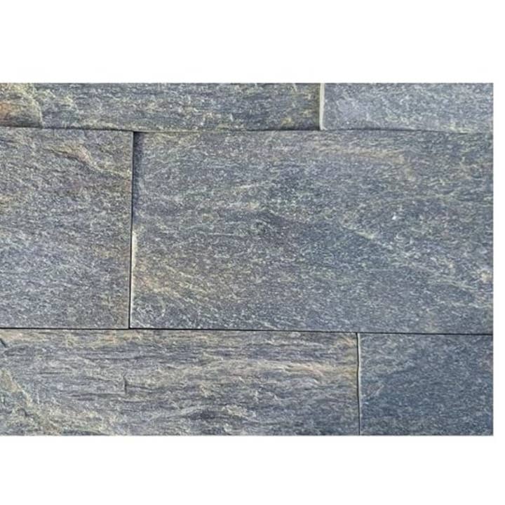 Kalu Creations - Wholesale Wall Tile - Serizzo Verde – Set of 8 Natural Stone Tiles 30×15×1.5 cm | Cladding and Furnishing2