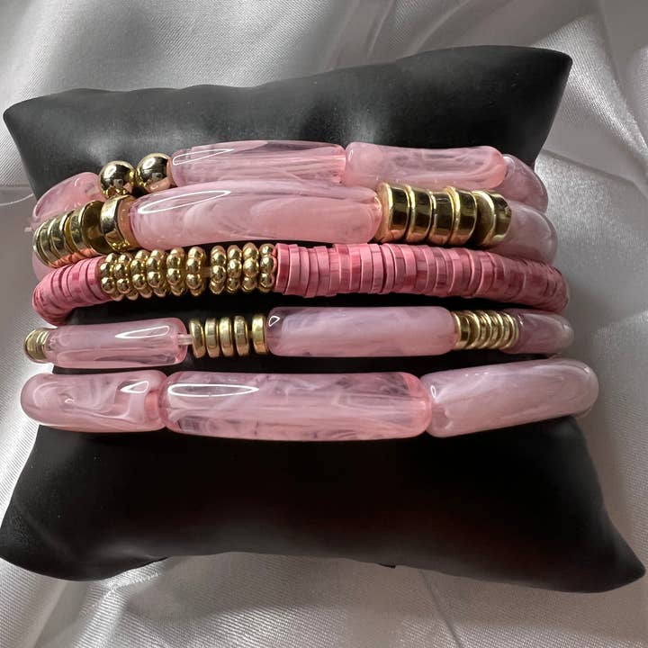 Five Line Epoxy Mix and Match Bracelet for wholesale by Jewels of Shade