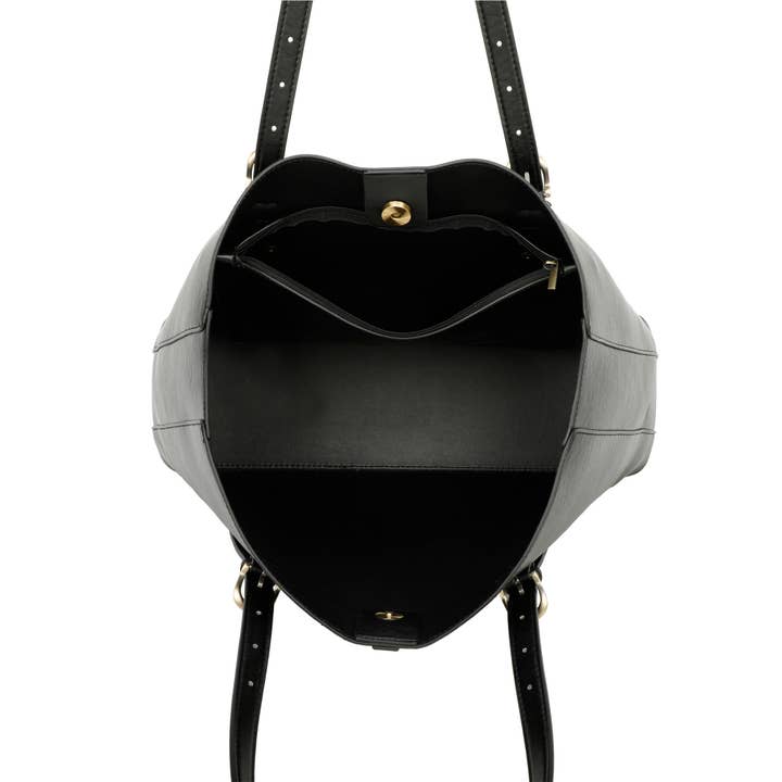 AMPERE CREATIONS - Wholesale Tote Bag - Women's - Isla Biodegradable Vegan Leather with detachable bag XL Tote