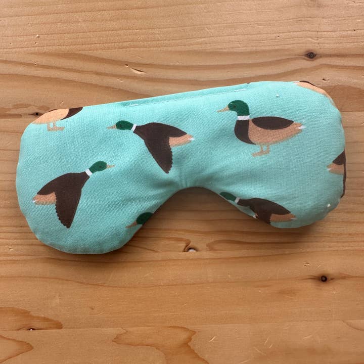 Craftinista Girl - Venta al por mayor Antifaz - Antifaz para ojos con peso relleno de arroz con estampado de pato ánade real