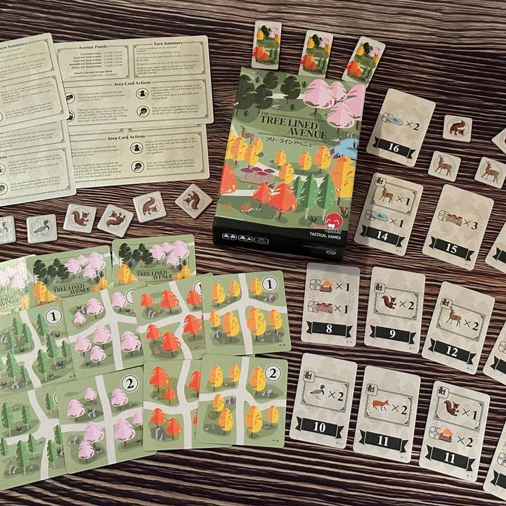 Japanime Games - Wholesale Board Game - 6-Pack Display Tree Lined Avenue - Boardgame