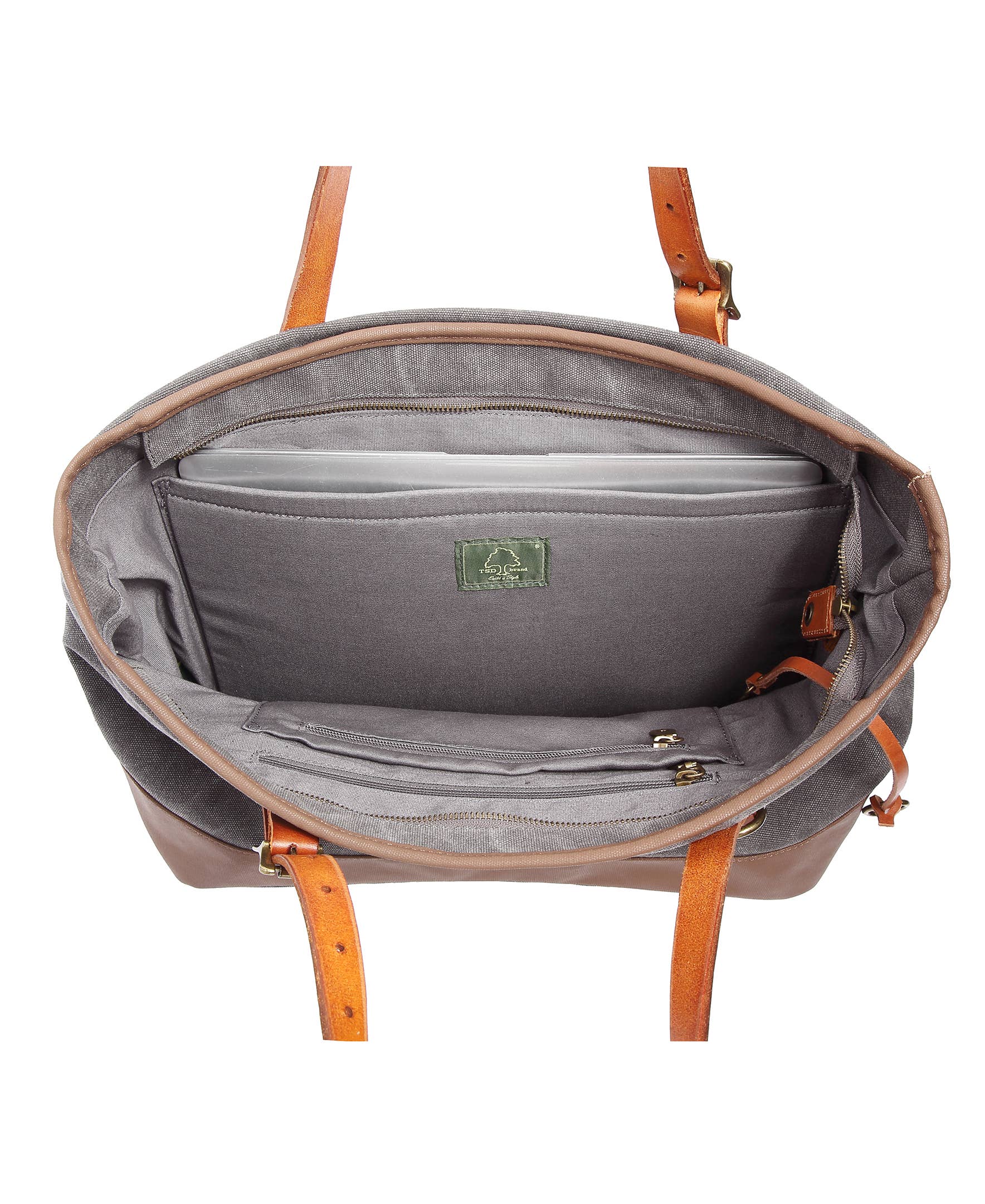 TSD Brand - Wholesale Draagtas - Dames - Redwood Canvas Shopper19