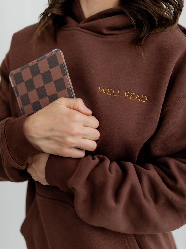 Gut Gelesener Hoodie - Espresso für den Großhandel von Faeble