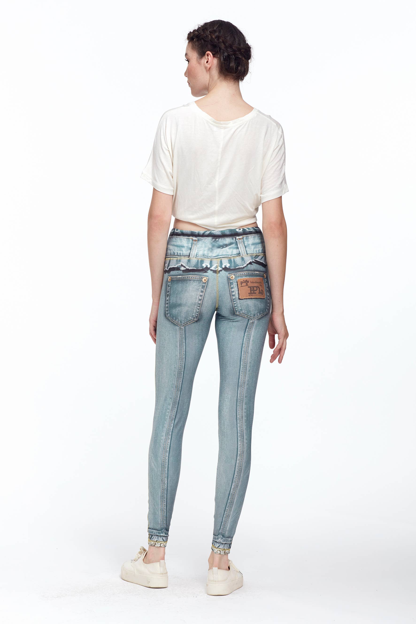 IPNG Design - Wholesale Fashion Leggings - Women's - Denim Print Leggings Sezar - Basic15