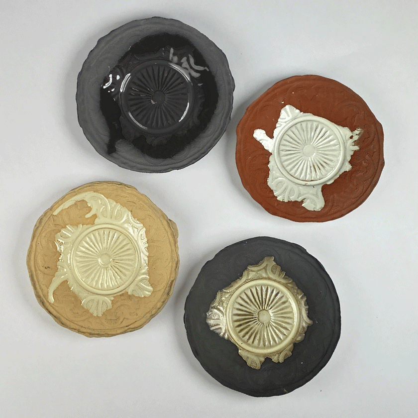 Greatceramics - Vendita all'ingrosso Ciotole/Piatti decorativi - Piatti eleganti in ceramica per dolci, 12,5 cm di diametro5