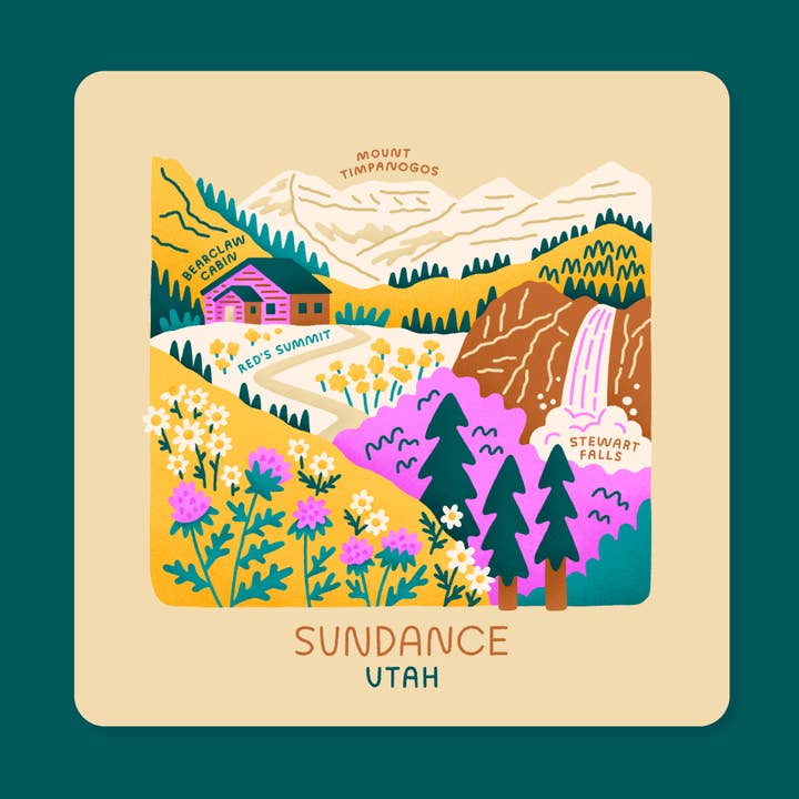 Sundance Sticker for wholesale by Goodnight Pine