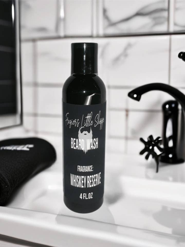 Skægshampoo - 4 oz for engroshandel hos Fraziers Little Shoppe