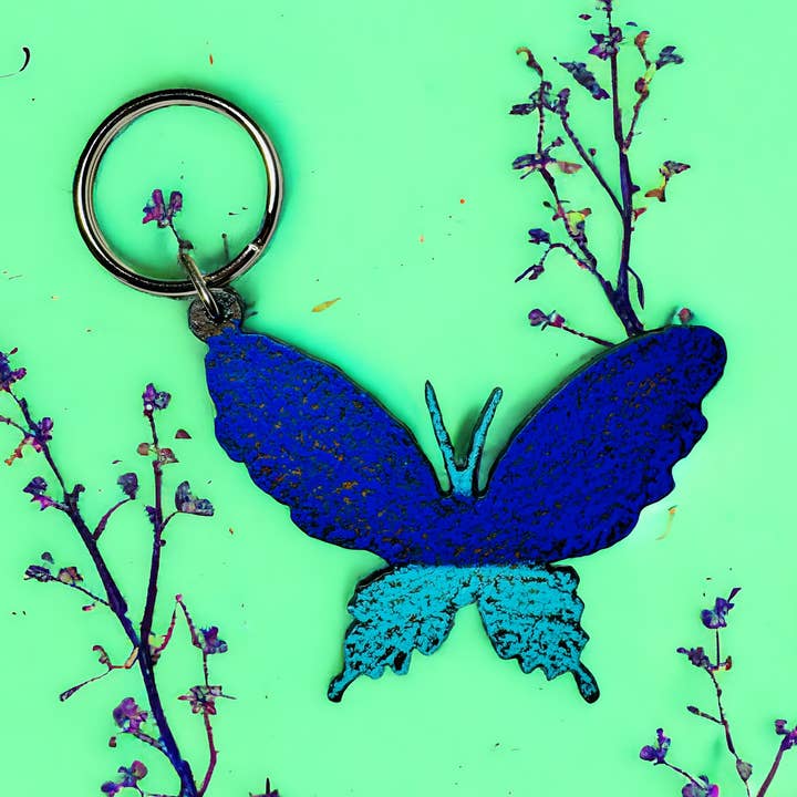 Butterfly keychain cute impulse buy nature functional gifts for wholesale by Whimsies