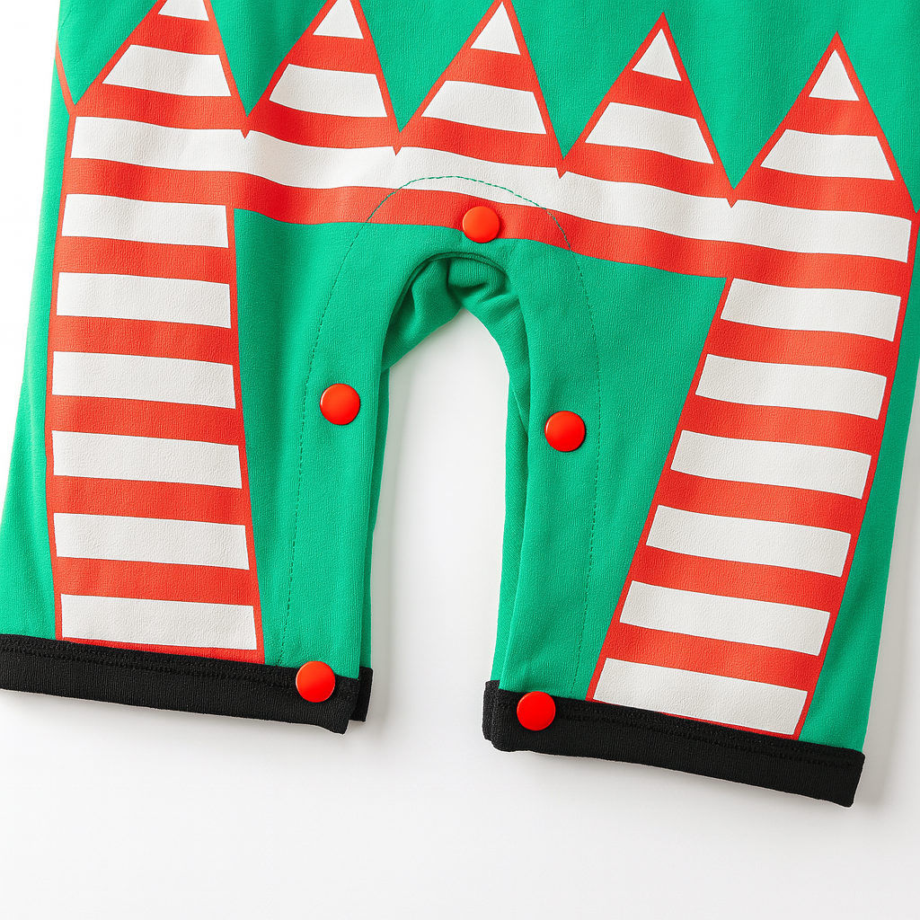 Fennco Styles - Vendita all'ingrosso Completino - Neonati - Tutina e cappello per bambini Elf Green2